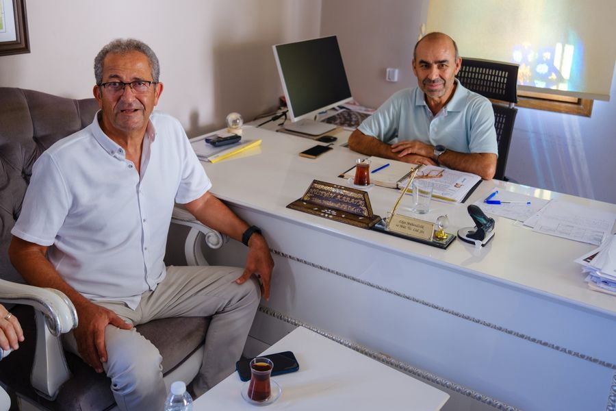 İbrahim Akkaya, Hakan Karataş ziyaretinde