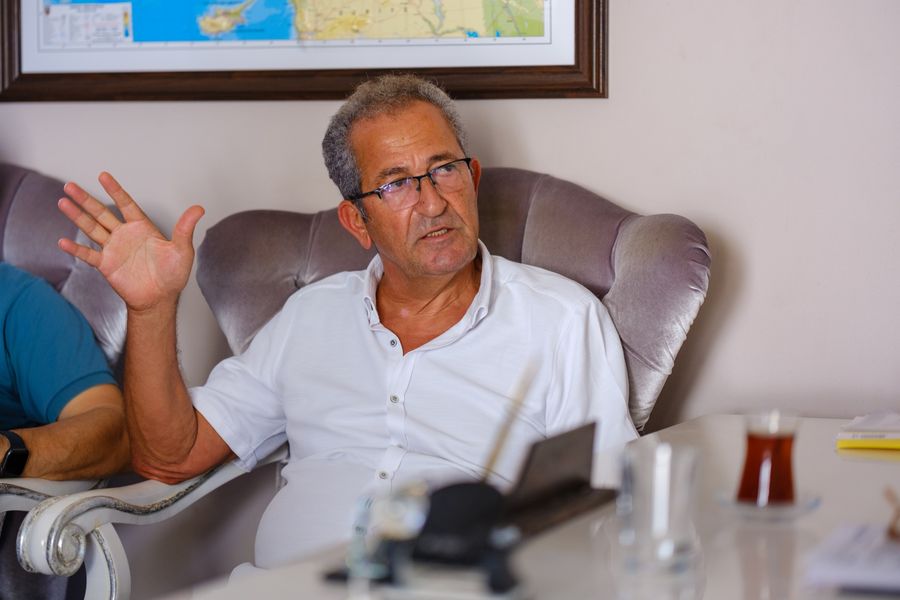 İbrahim Akkaya ziyarette görüşlerini anlatıyor