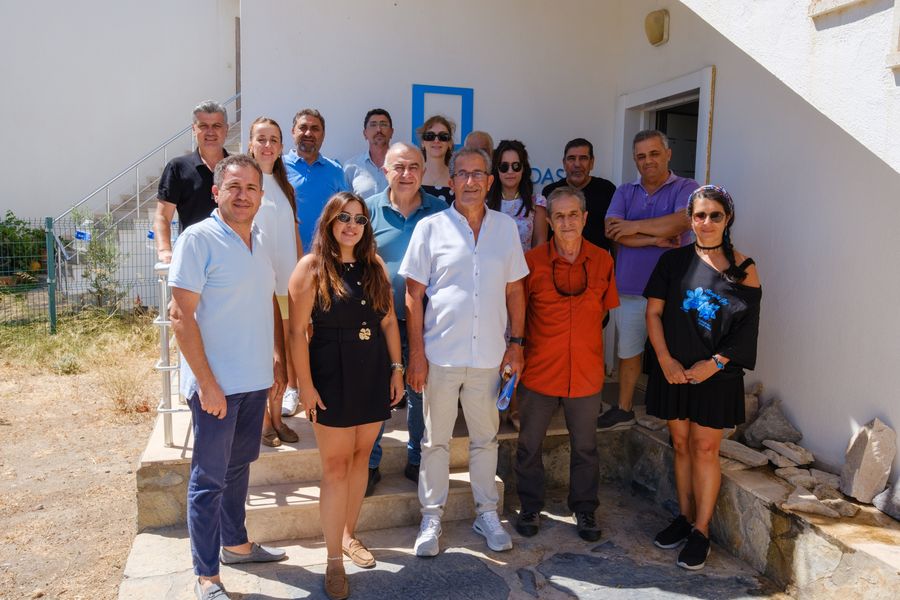 Görüşme sonrası Mimarlar Odası Bodrum Temsilciliği önünde toplu fotoğraf